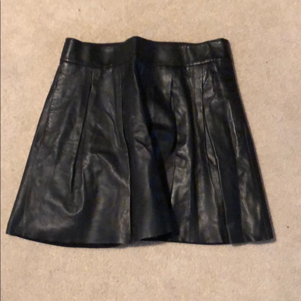 Banana Republic leather skirt